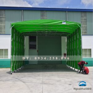 Mái Di Động Khu Vực Xuống Container Hàng Hóa