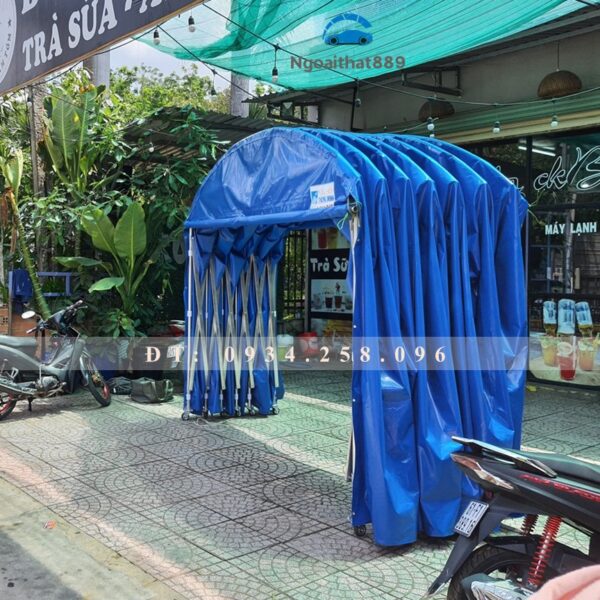 Mái Di Động Khu Vực Xuống Container Hàng Hóa – Bạt Che Thông Minh